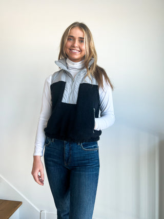 Lt. Gray & Black Vest