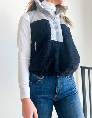 Lt. Gray & Black Vest