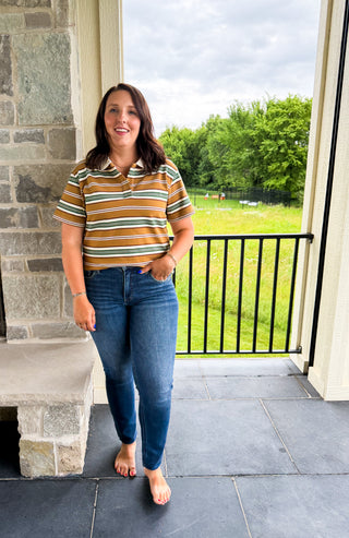 Livvy Stripe Polo