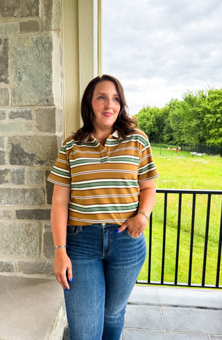 Livvy Stripe Polo