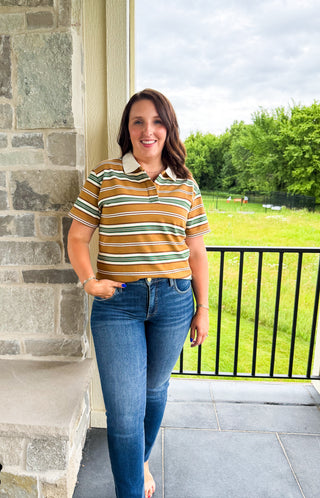 Livvy Stripe Polo