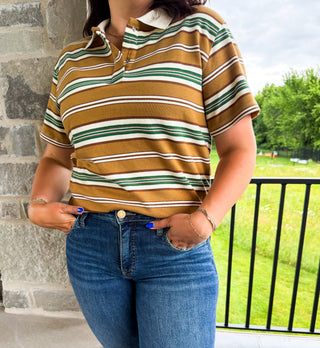 Livvy Stripe Polo