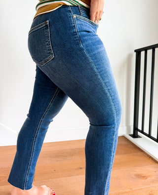 Rachel High Rise Mom Jean