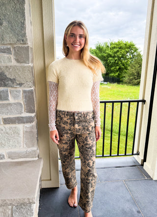 Hazel Sweater with Lace Detail