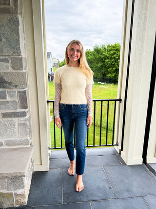 Hazel Sweater with Lace Detail