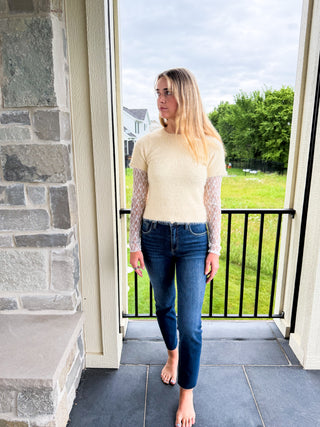 Hazel Sweater with Lace Detail