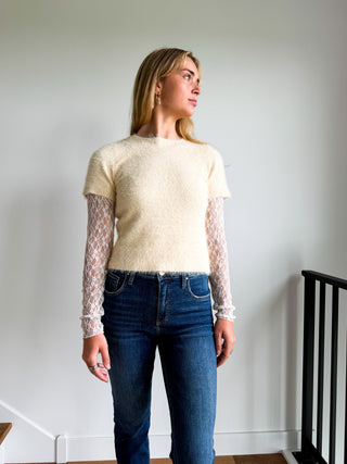 Hazel Sweater with Lace Detail