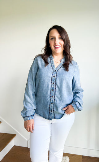 Kendall Denim Button Down