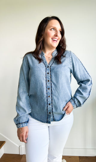 Kendall Denim Button Down