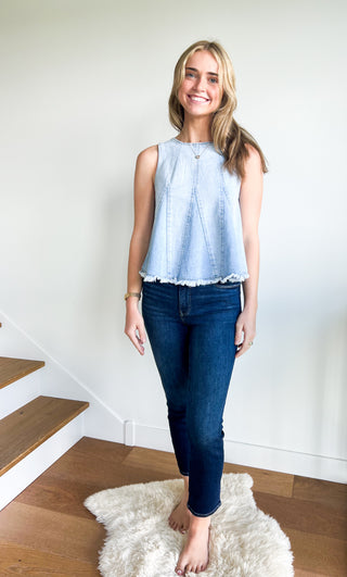 Eloise Denim Tank