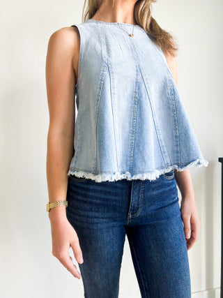 Eloise Denim Tank