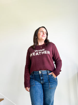 Wine Weather Sweater