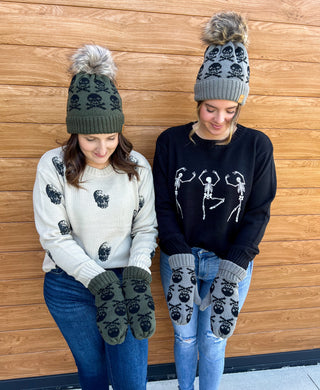 Skull Mittens