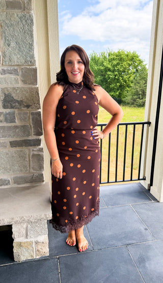 Audrey Polka Dot Skirt