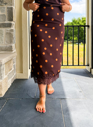 Audrey Polka Dot Skirt