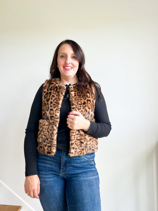 Leopard Fur Vest