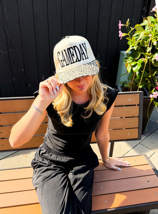 Game Day Leopard Trucker Hat