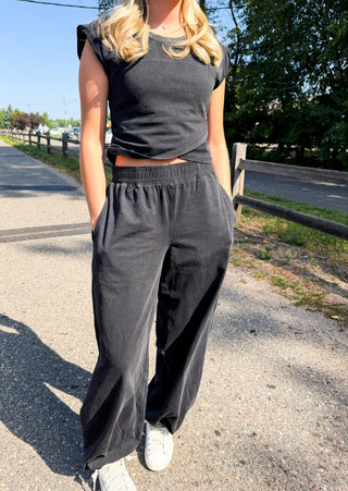 Mineral Wash Jogger Sweatpants