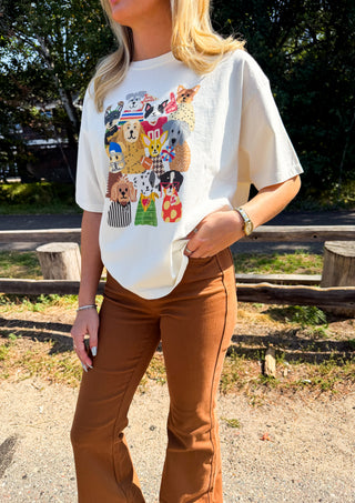 Football Dogs Graphic Tee