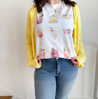 Bridget Yellow Cardigan