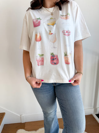 Summer Cocktail Graphic Tee