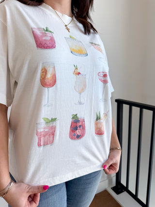 Summer Cocktail Graphic Tee