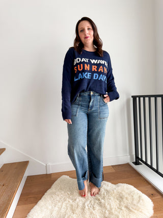 Boat Waves Sweater