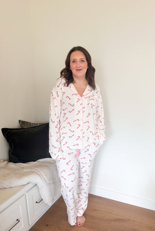 Candy Cane Pajama Set