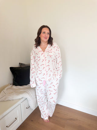 Candy Cane Pajama Set