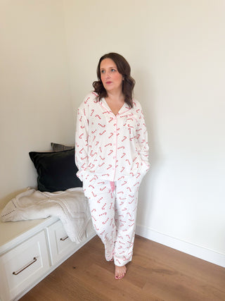 Candy Cane Pajama Set