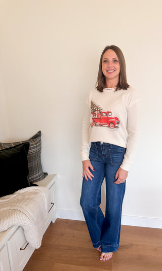 Christmas Truck Sweater