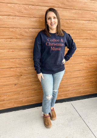 Sweatshirt - Coffee & Christmas Music