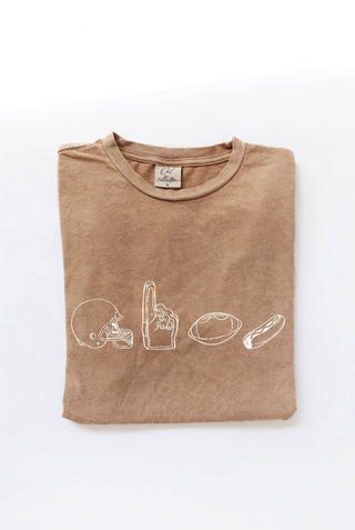 Football Row Graphic Tee