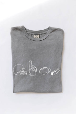 Football Row Graphic Tee