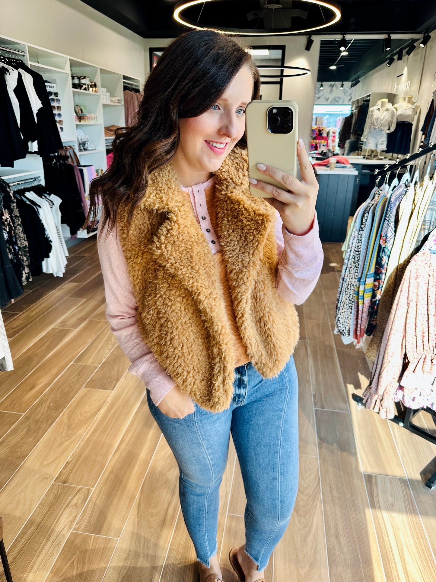 Teddy Bear Fur Vest