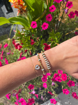 Heart Lock Lariat Bracelet